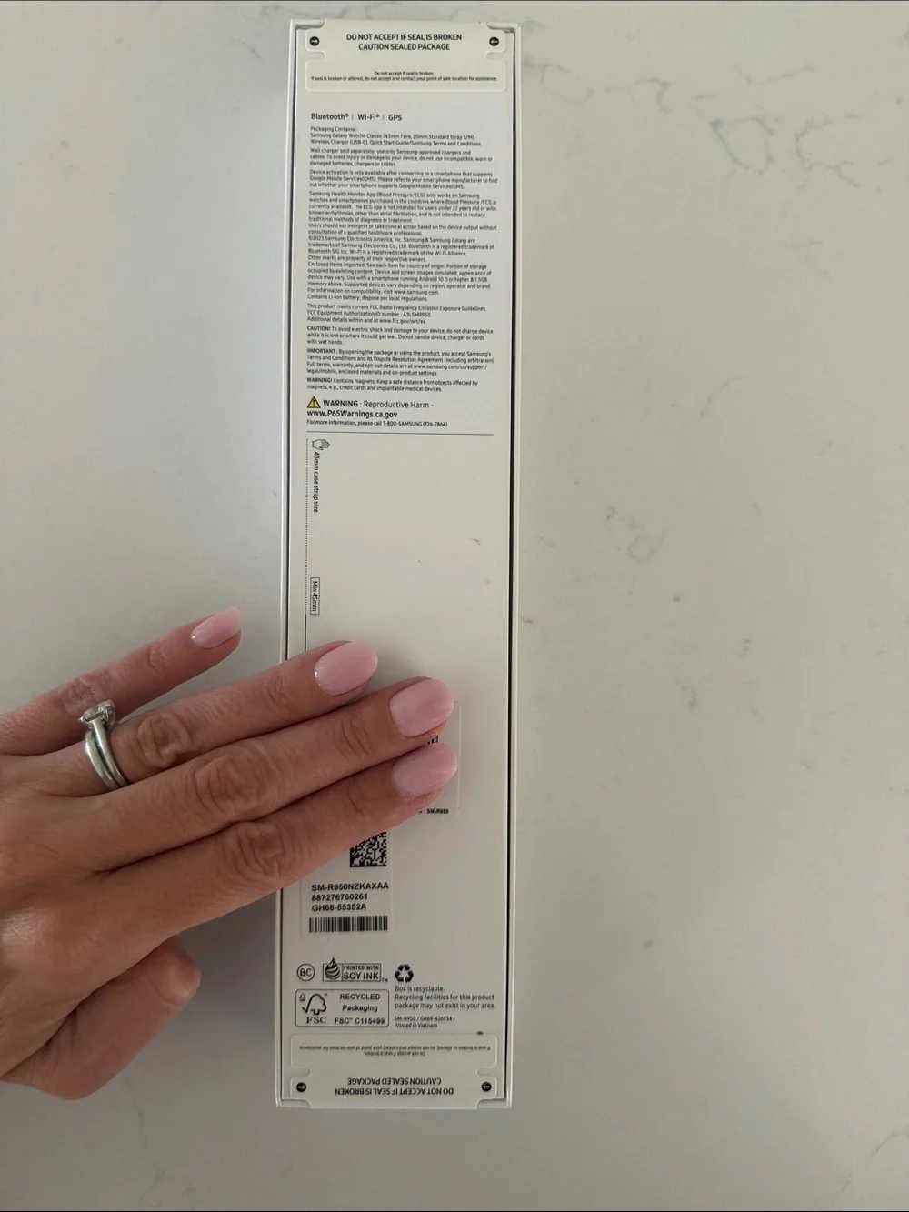 UNOPENED Samsung Galaxy Watch6 Classic - Black with Red Accent